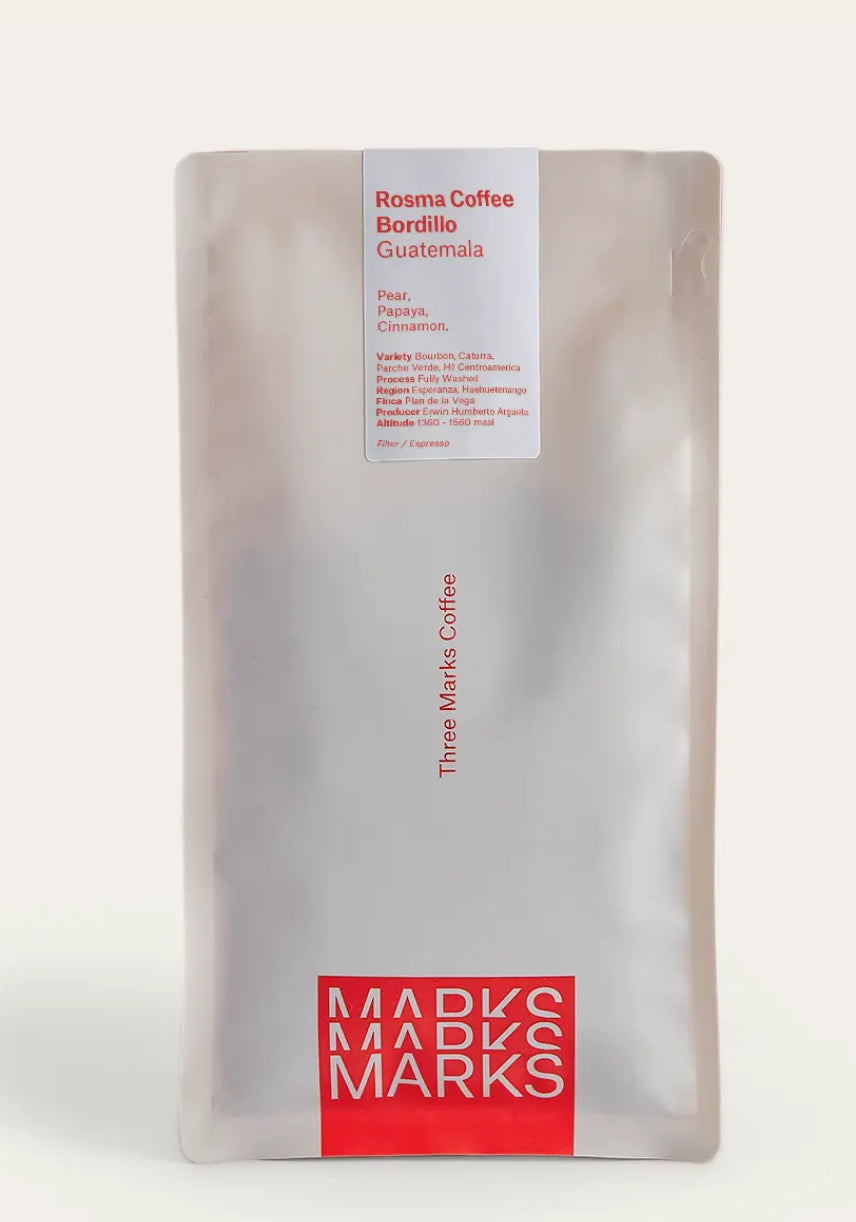 Three Marks - Rosma Coffee Bordillo, Guatemala - 250g
