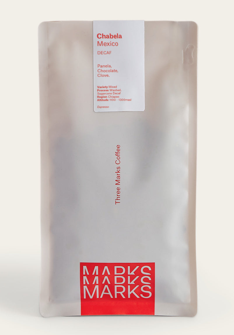 Three Marks - Chabela Decaf, México - 250g