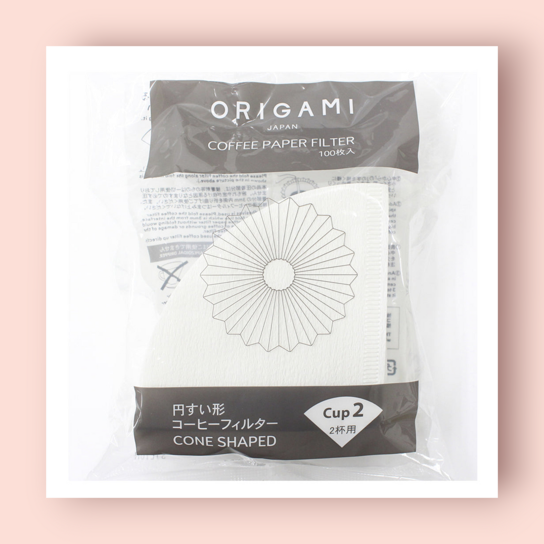 Origami Filters - 2 cup (Kompatibel mit V60 01)